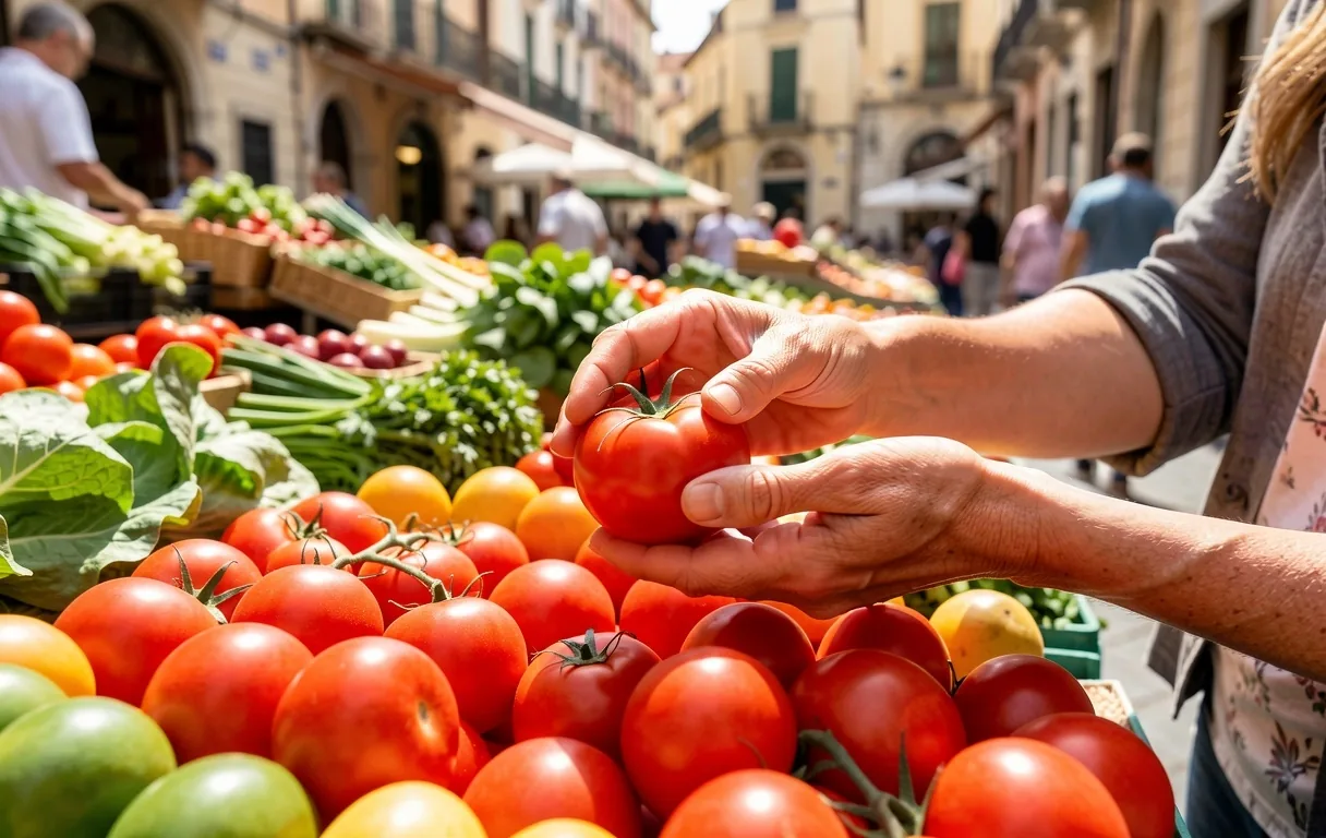Selección de alimentos frescos